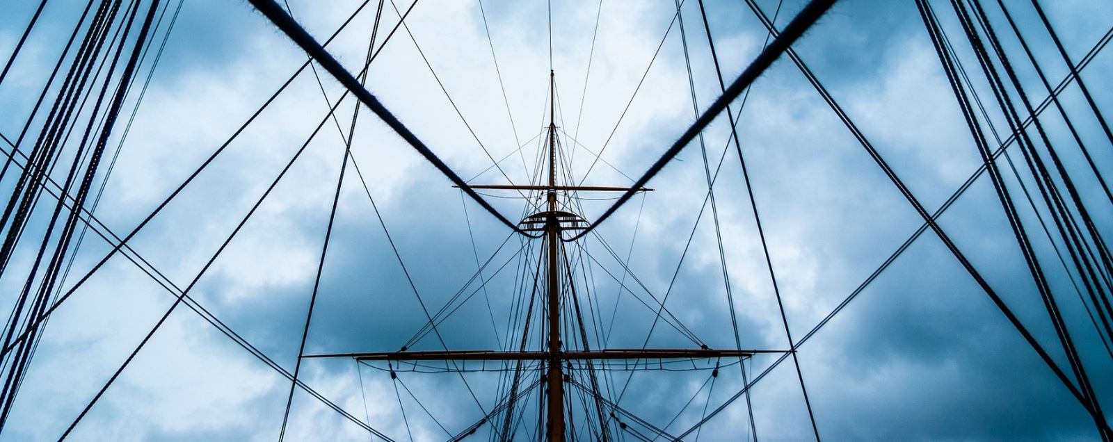 Image of boat masts from Portsmouth Historic Dockyard